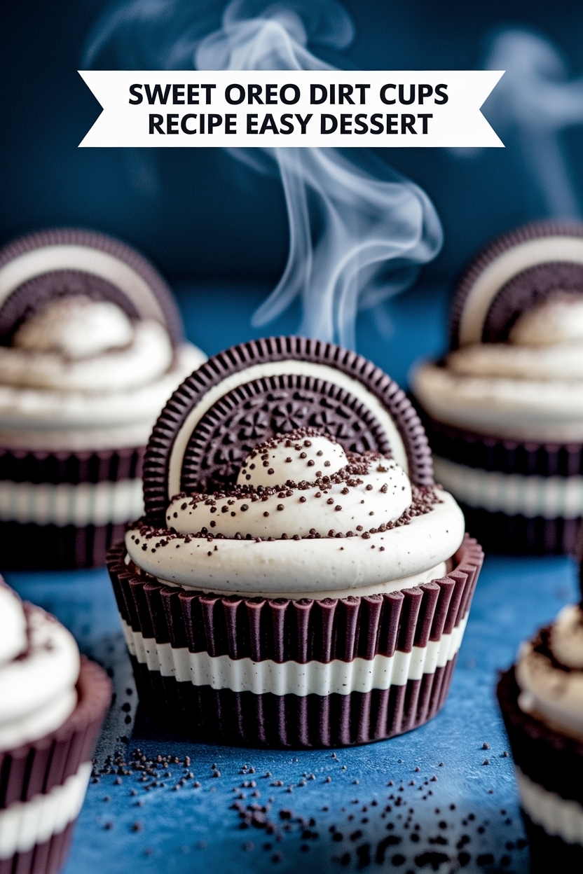 oreo dirt cups recipe easy dessert