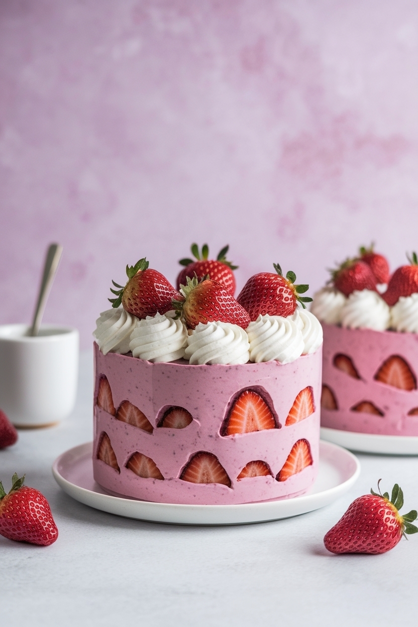 frozen strawberry dessert recipe easy summer