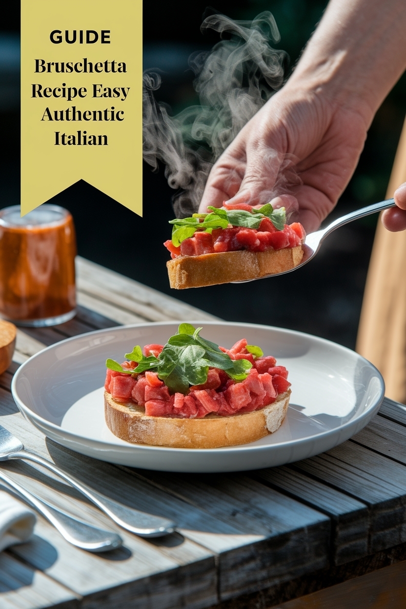 bruschetta recipe easy authentic italian