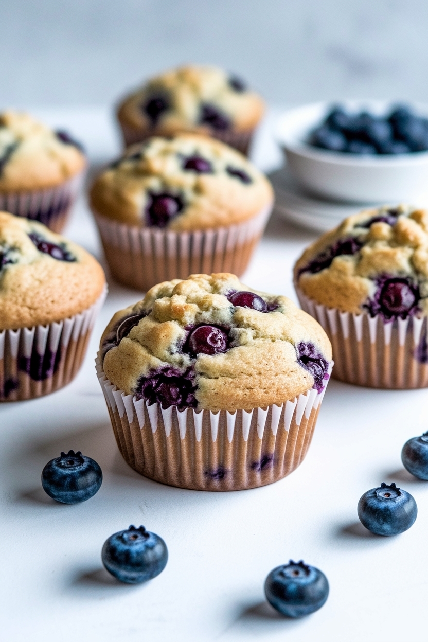 blueberry muffins recipe moist fluffy