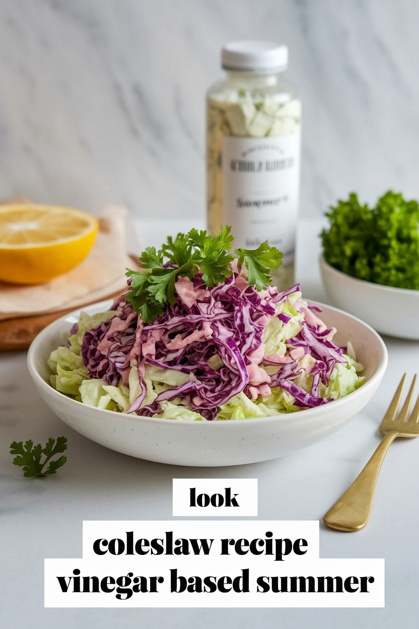 coleslaw recipe vinegar based summer