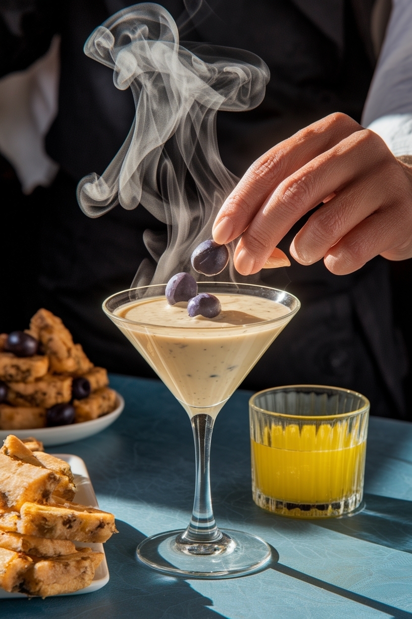 dirty martini dip with blue cheese olives