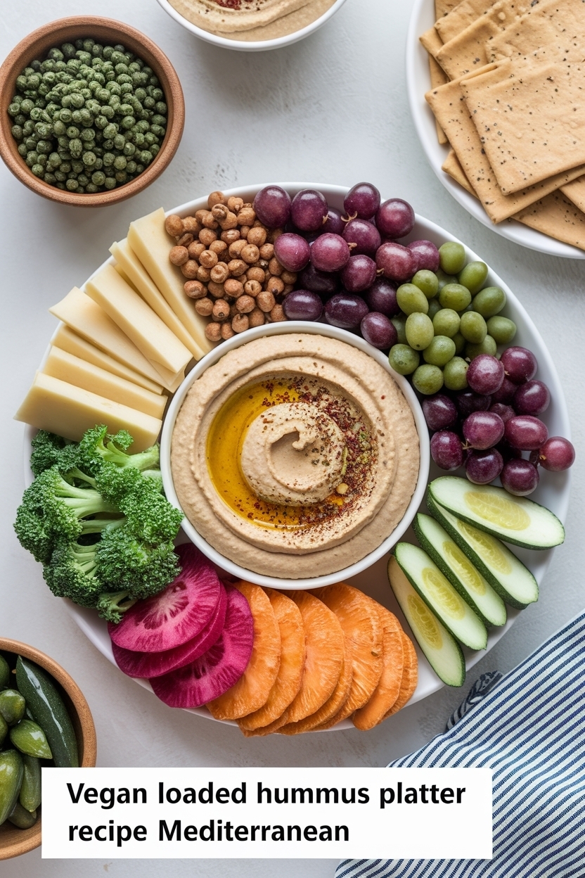 loaded hummus platter recipe mediterranean