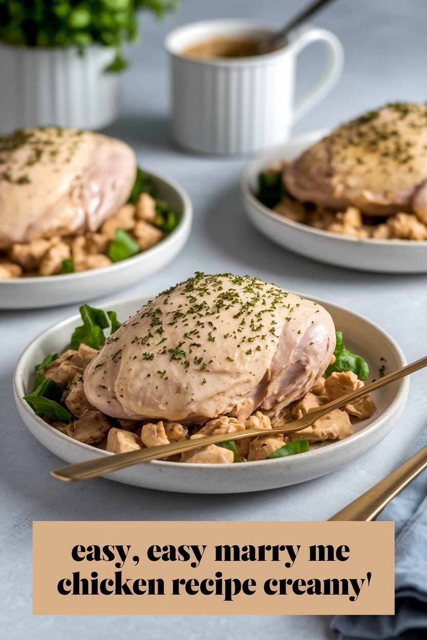 easy marry me chicken recipe creamy