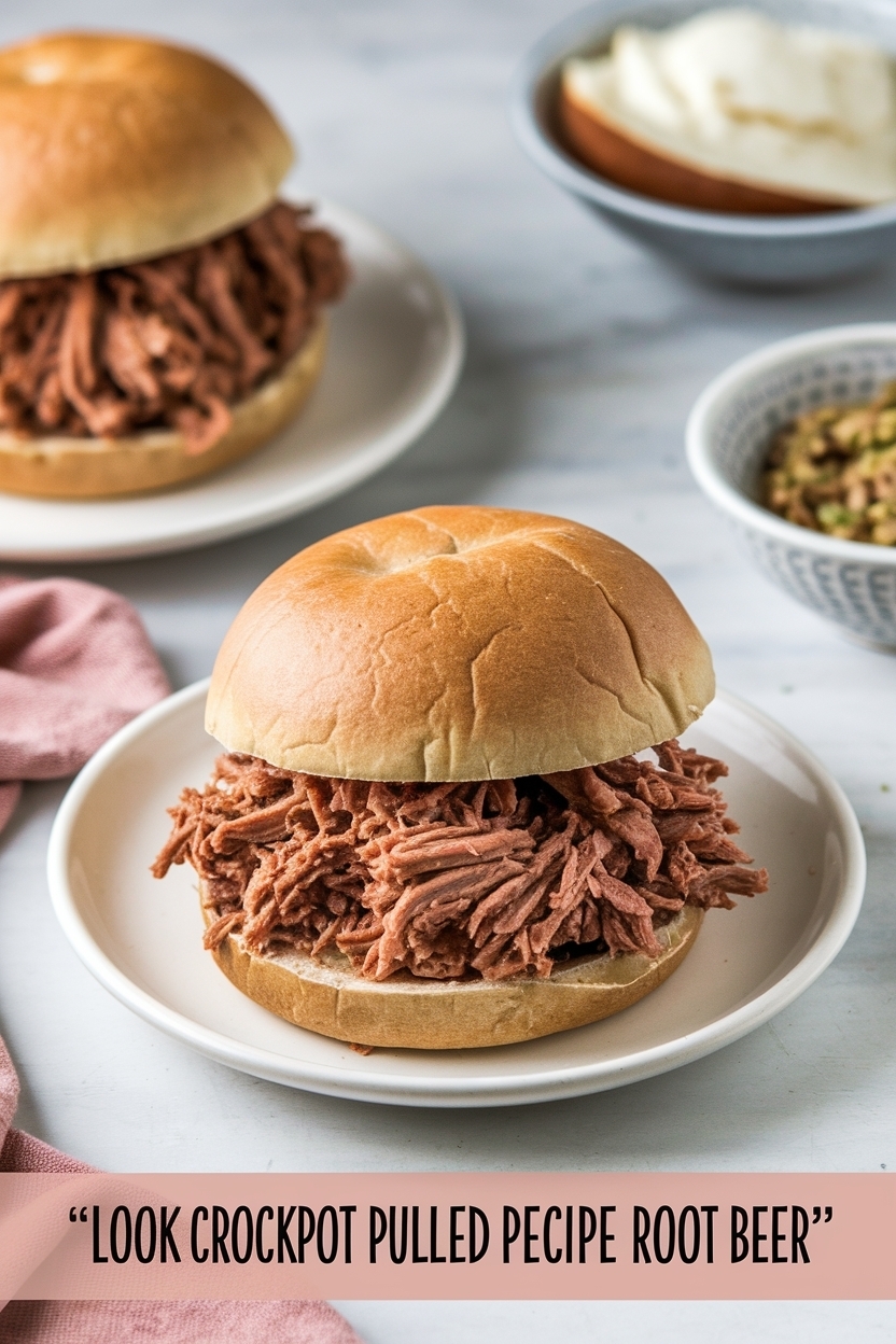 crockpot pulled pork recipe root beer
