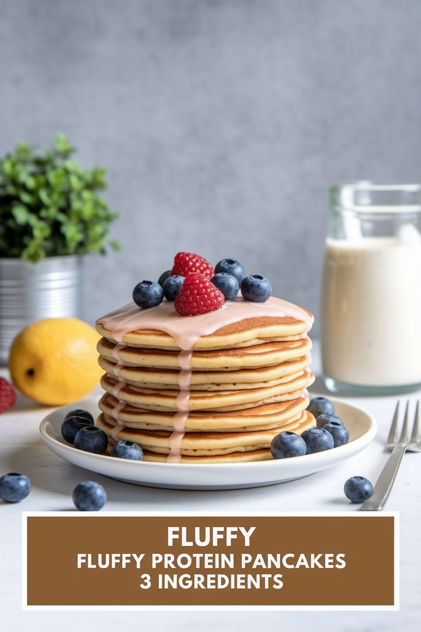 fluffy protein pancakes 3 ingredients