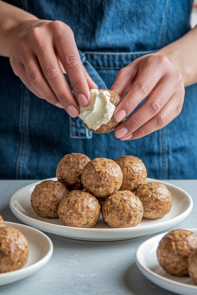 sausage balls with bisquick and cream cheese
