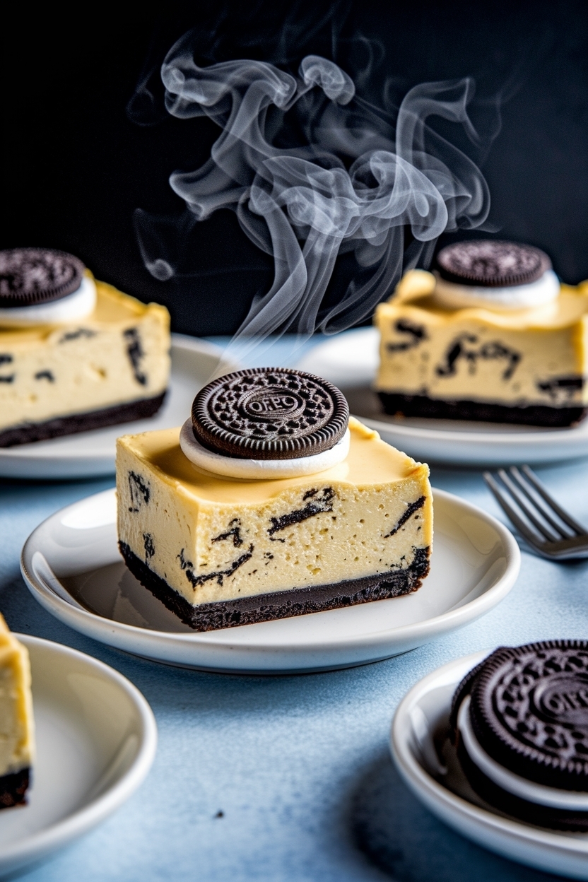 no bake oreo cheesecake bars