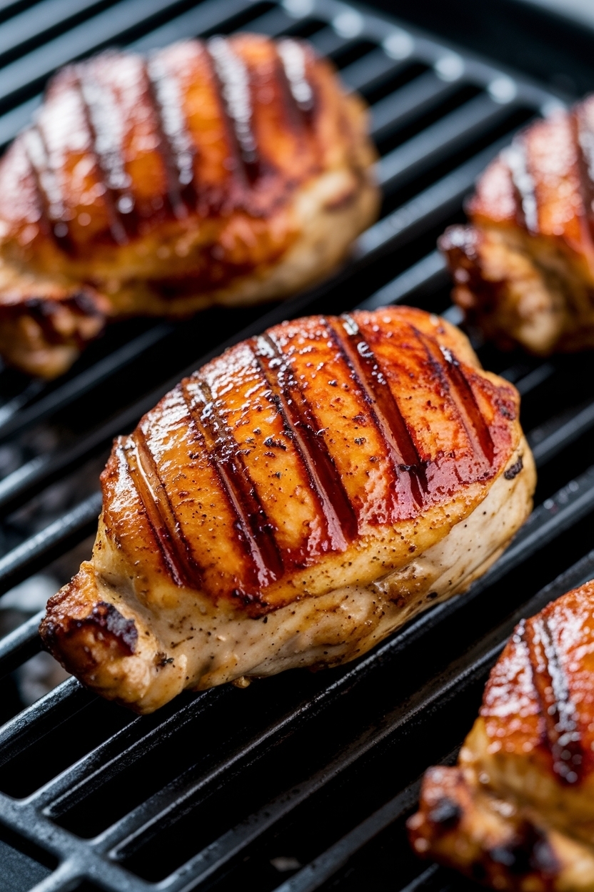 grilled chicken thigh marinade yogurt garlic