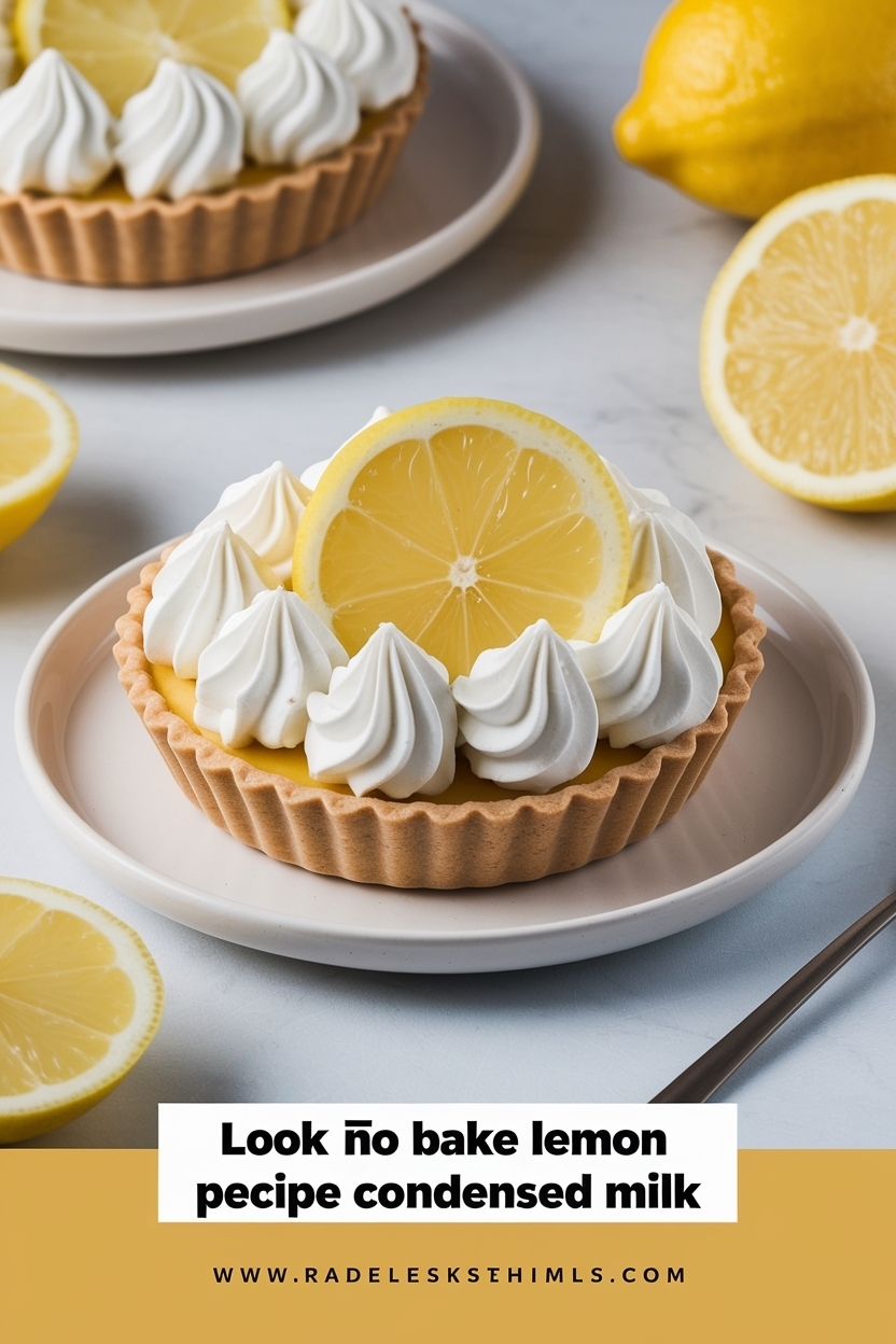no bake lemon pie recipe condensed milk