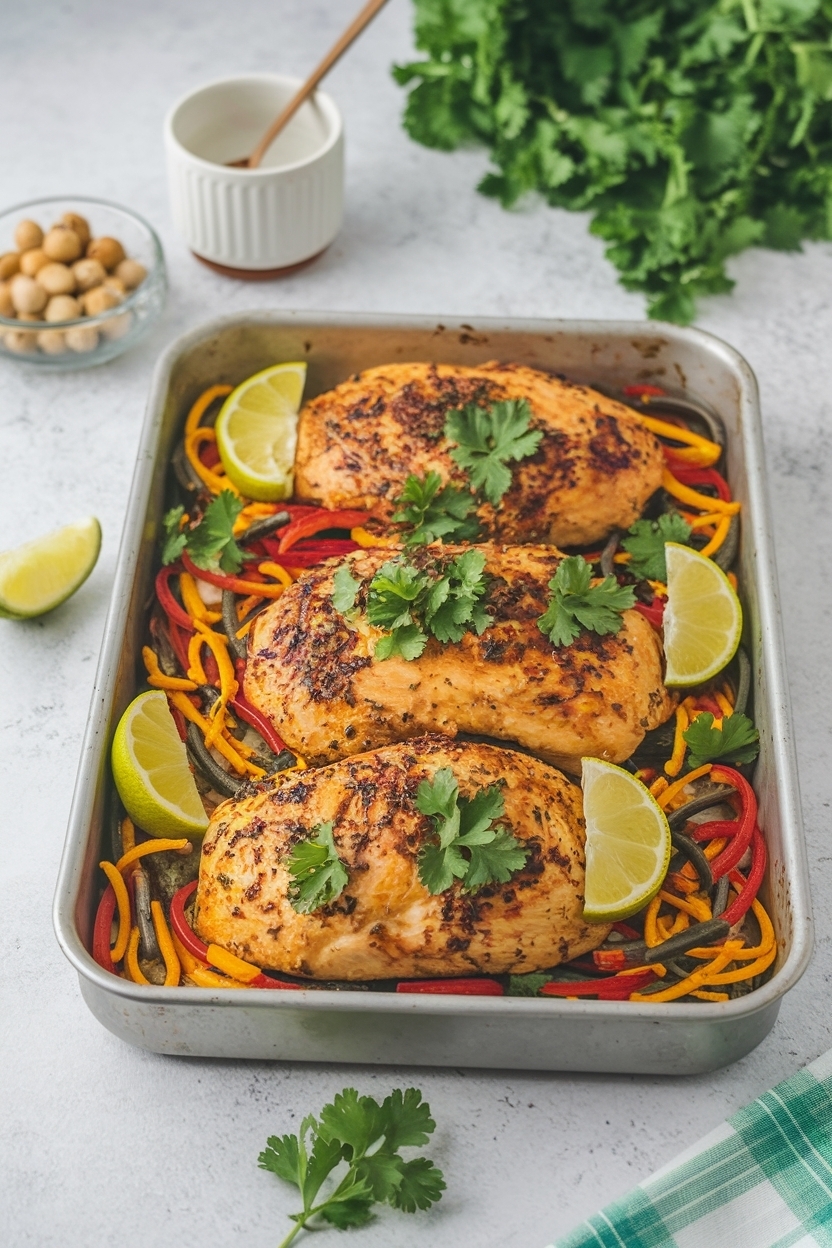chicken fajitas recipe easy sheet pan