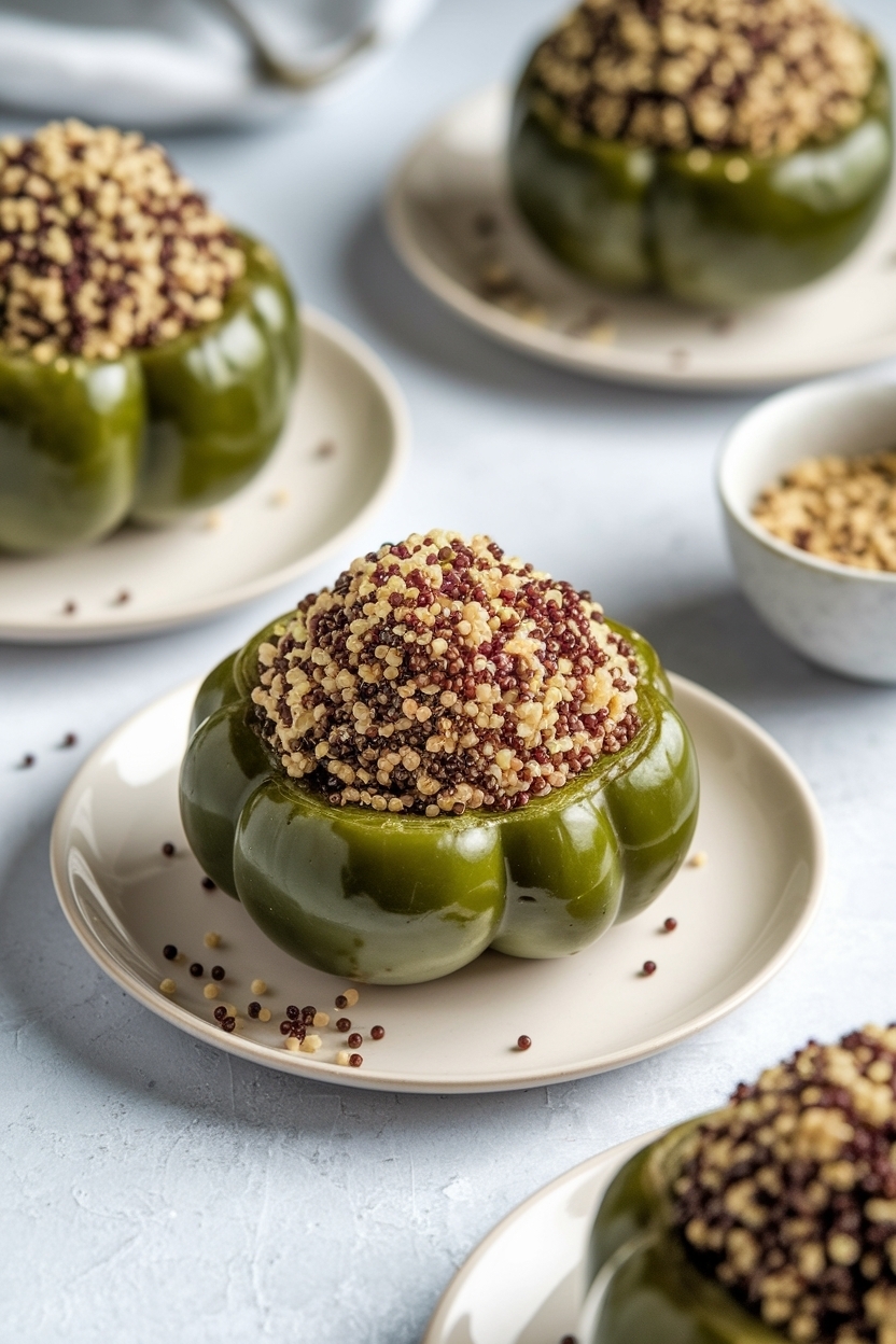 quinoa stuffed peppers vegetarian