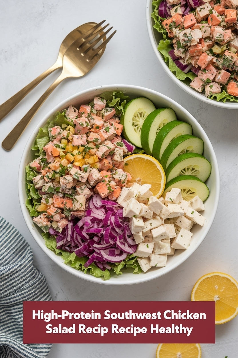 southwest chicken salad recipe healthy