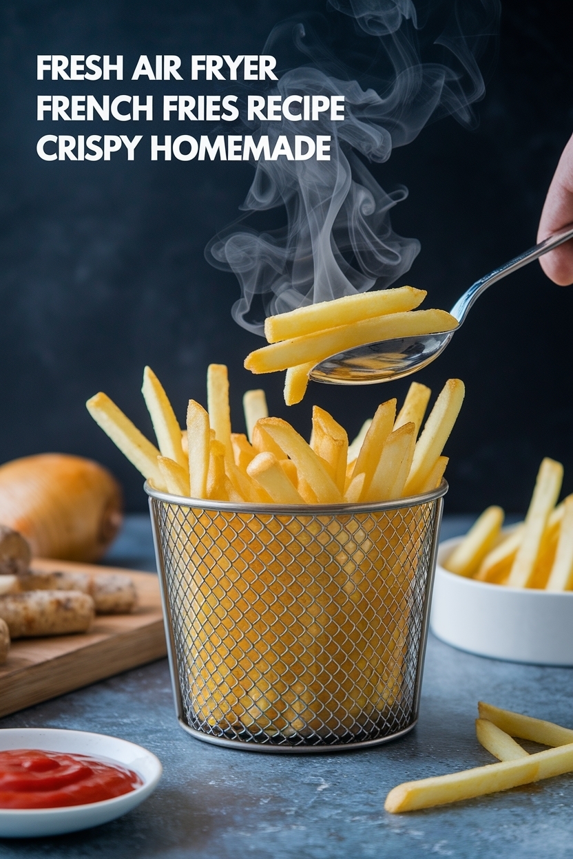 air fryer french fries recipe crispy homemade