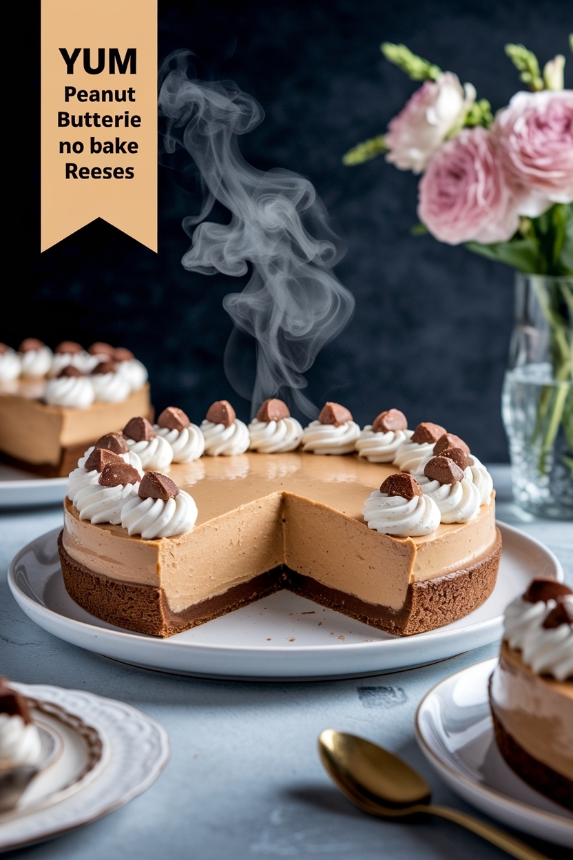 peanut butter pie recipe no bake reeses