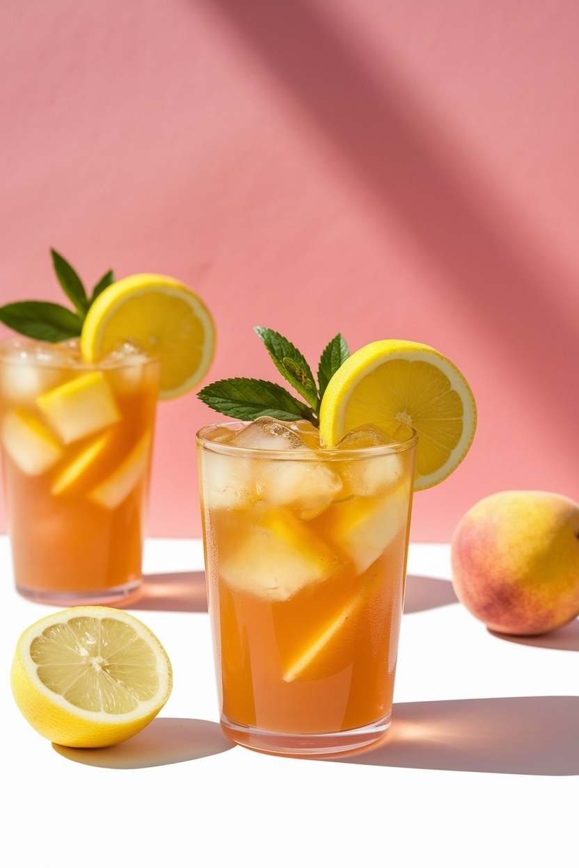 peach iced tea lemonade