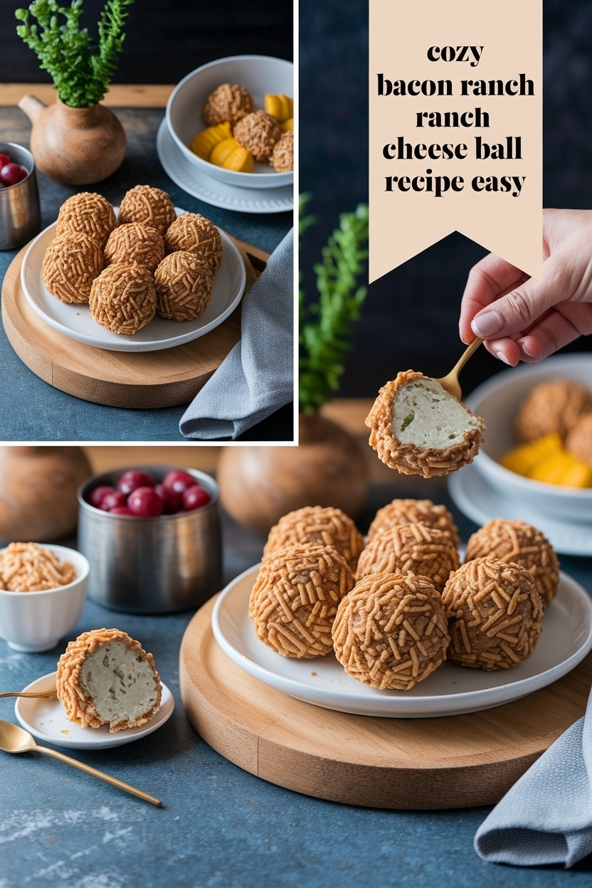 bacon ranch cheese ball recipe easy