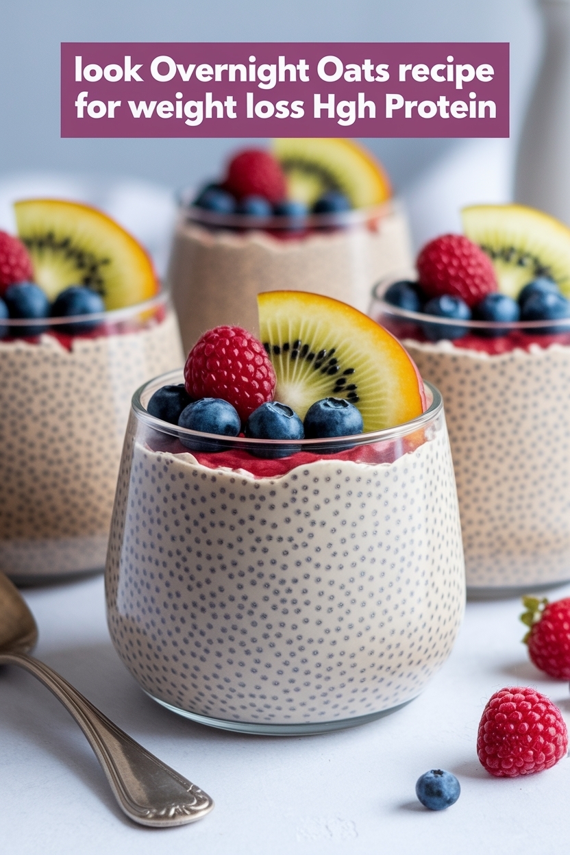 overnight oats recipe for weight loss high protein