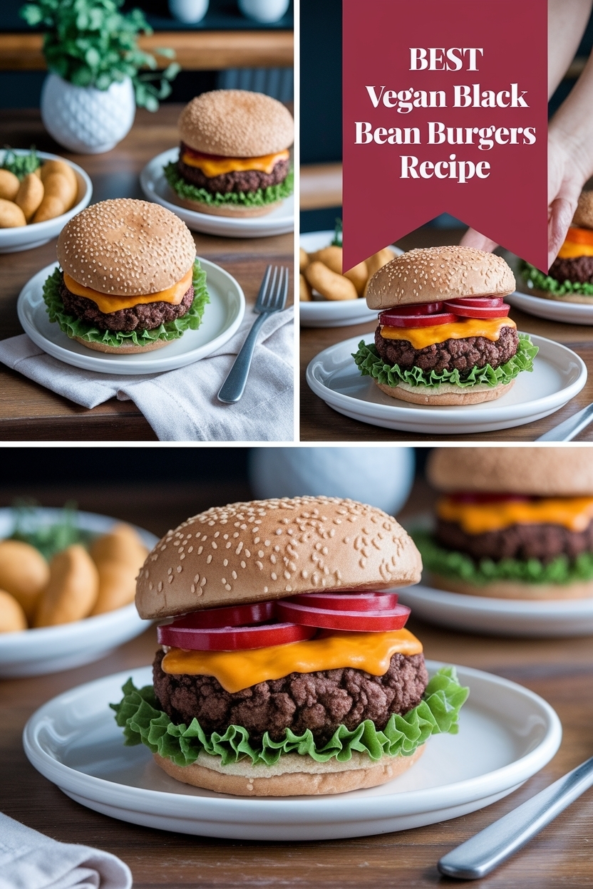 vegan black bean burgers recipe