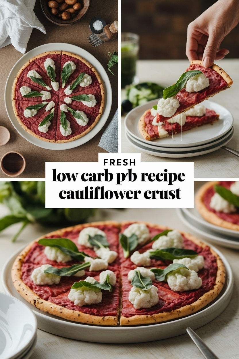 low carb pizza recipe cauliflower crust