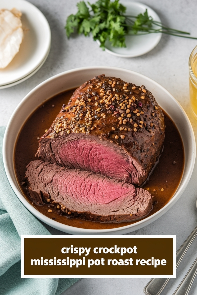 crockpot mississippi pot roast recipe