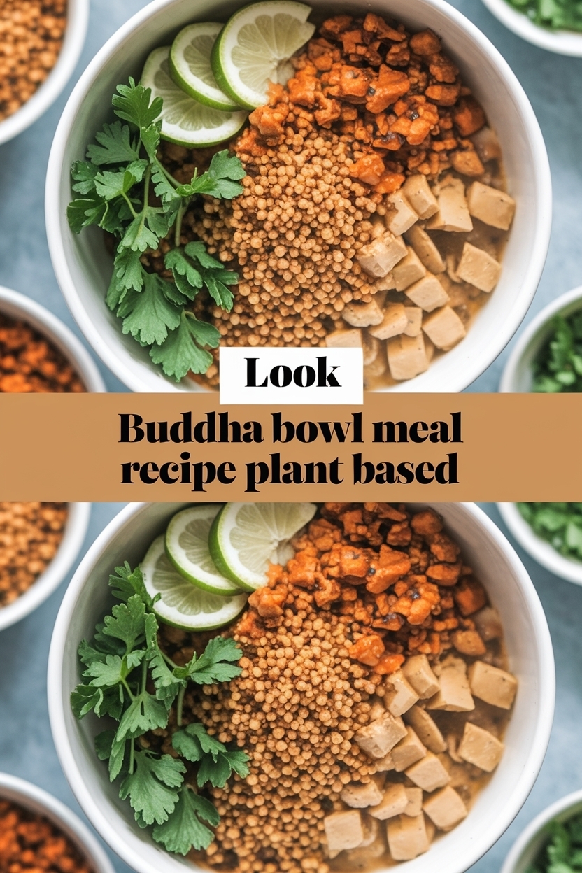 buddha bowl meal prep recipe plant based