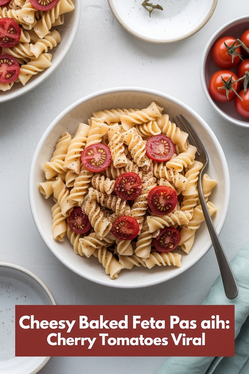 baked feta pasta cherry tomatoes viral