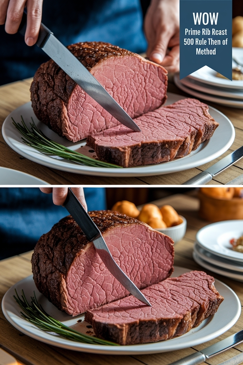 prime rib roast 500 rule then off method