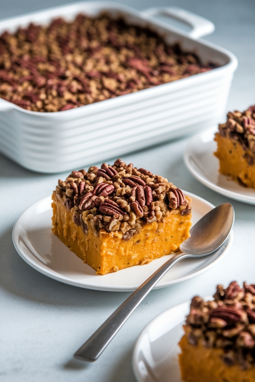 sweet potato casserole pecan streusel