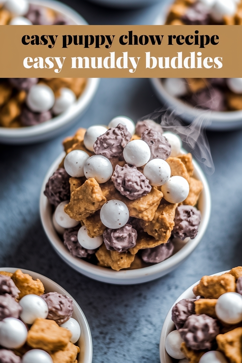puppy chow recipe easy muddy buddies