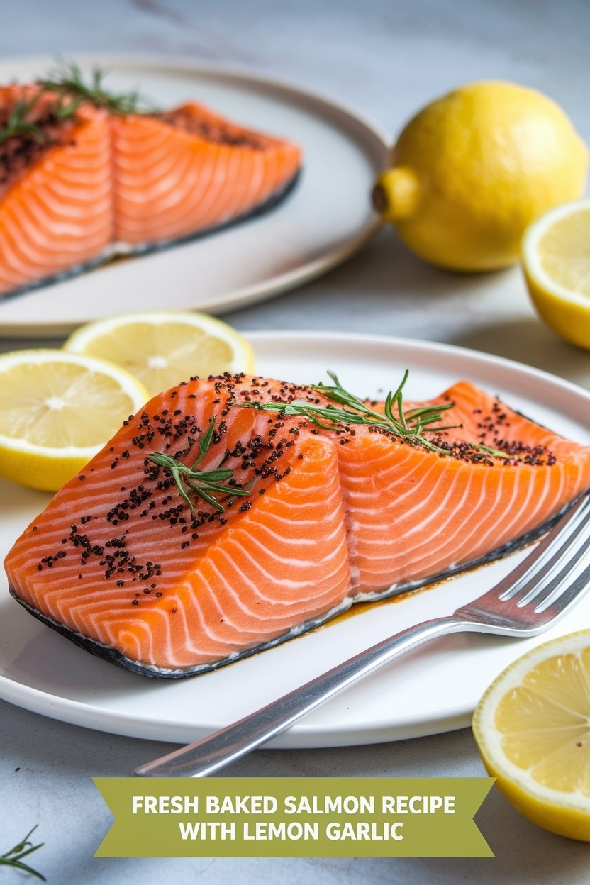baked salmon recipe with lemon garlic
