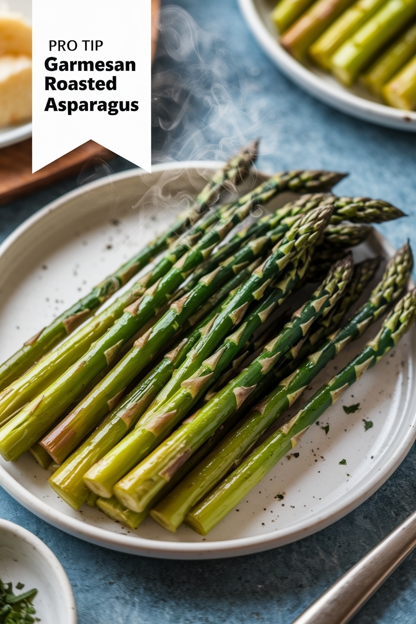 garlic parmesan roasted asparagus