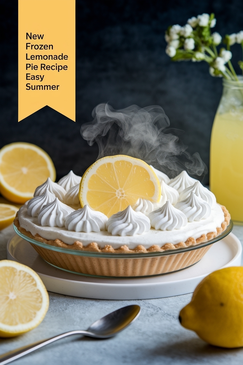 frozen lemonade pie recipe easy summer