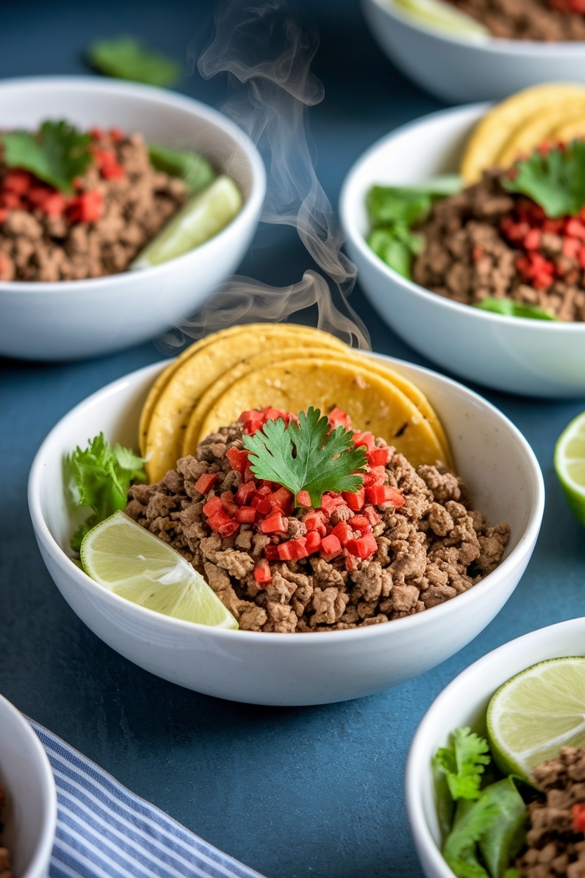 taco meal prep bowls recipe ground turkey