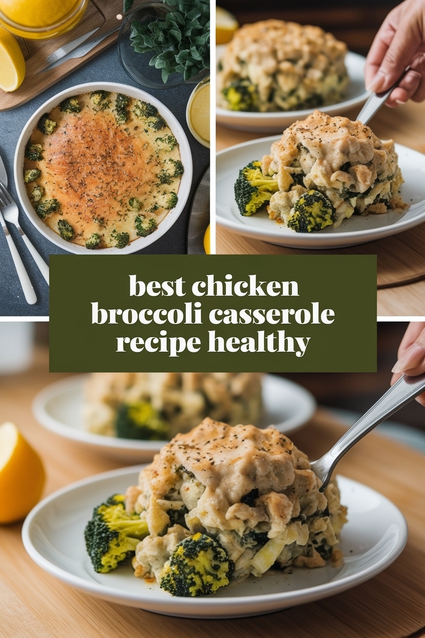 chicken broccoli casserole recipe healthy