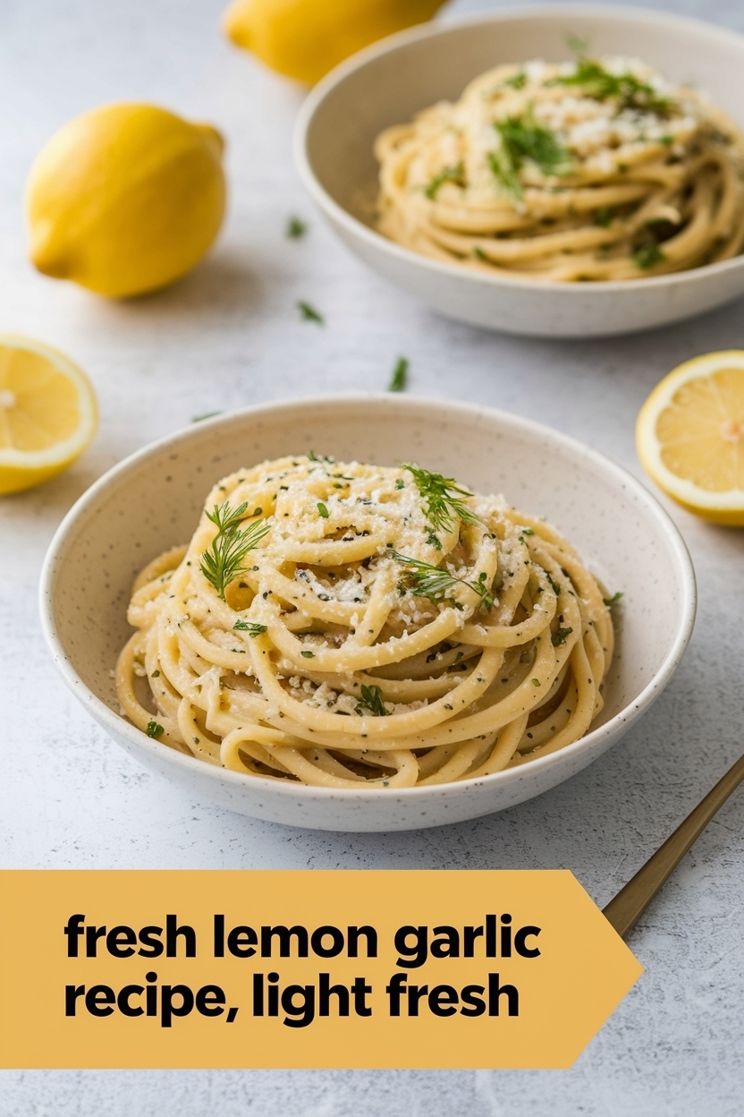 lemon garlic pasta recipe light fresh