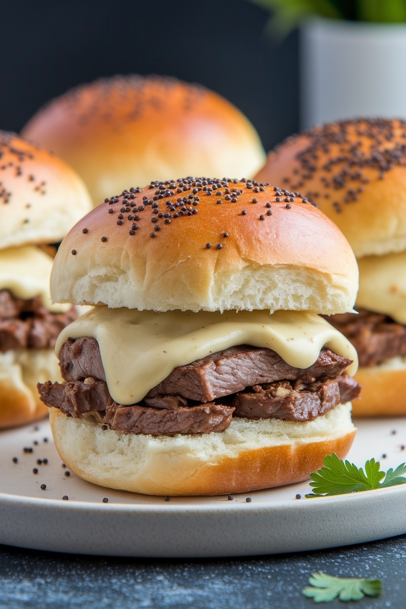 philly cheesesteak sliders hawaiian rolls
