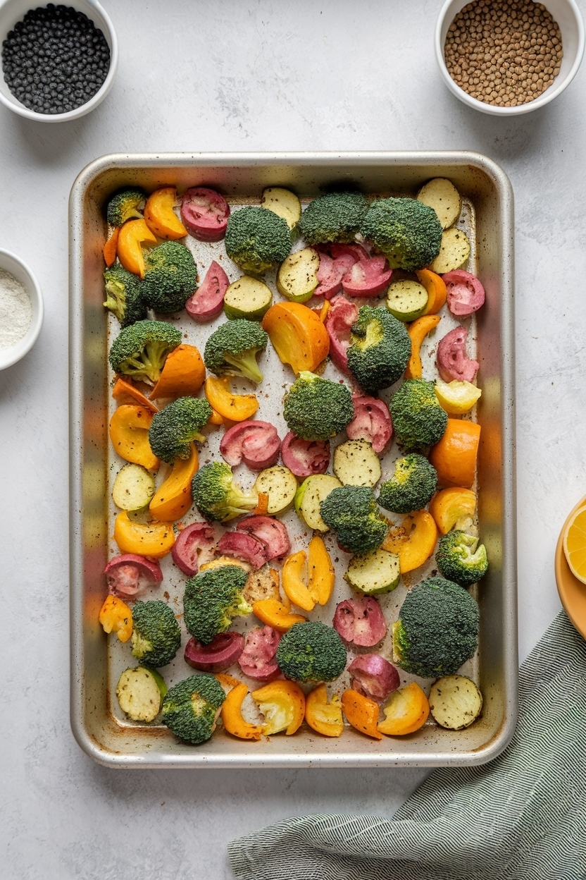 roasted vegetables recipe sheet pan