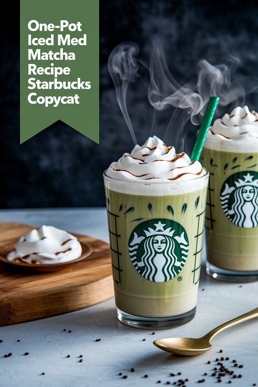 iced matcha latte recipe starbucks copycat