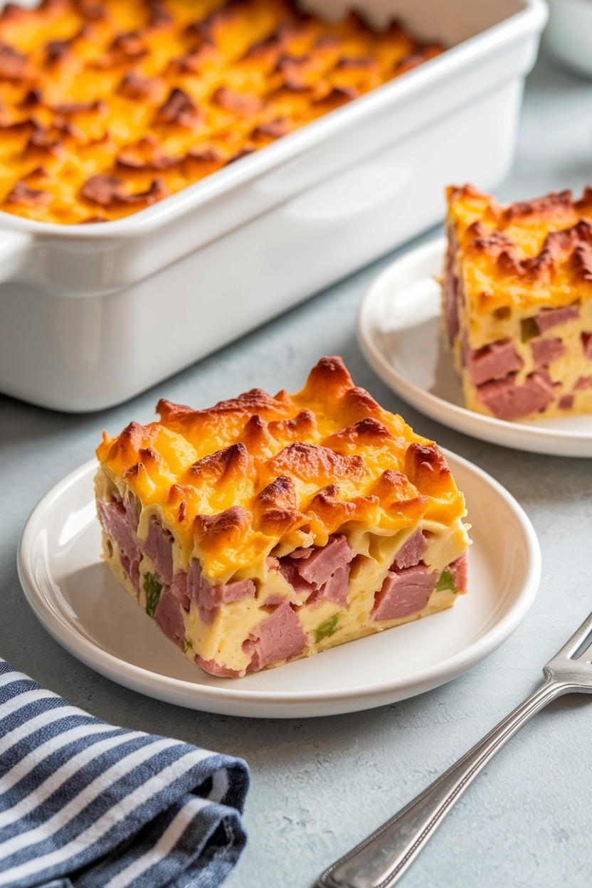 keto ham and cheese casserole recipe