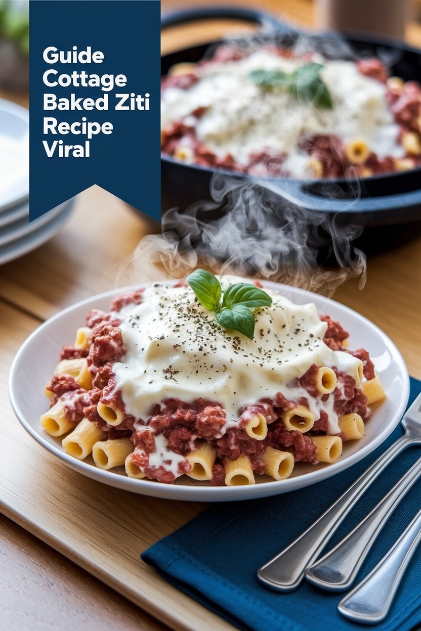 cottage cheese baked ziti recipe viral