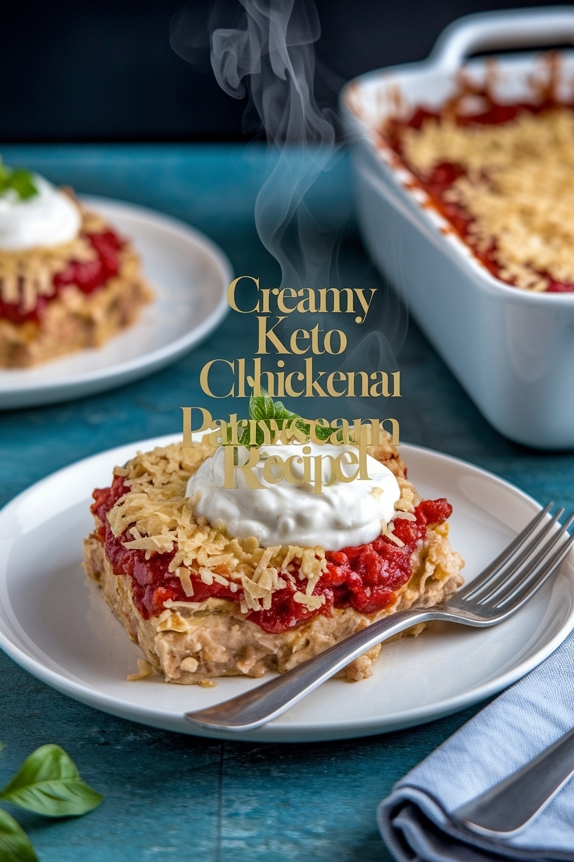 keto chicken parmesan casserole recipe
