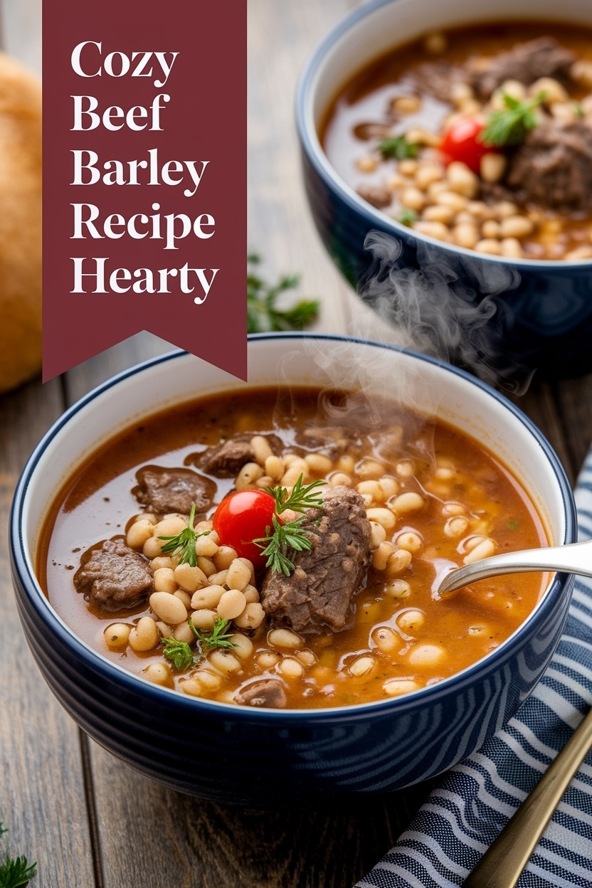 beef barley soup recipe hearty