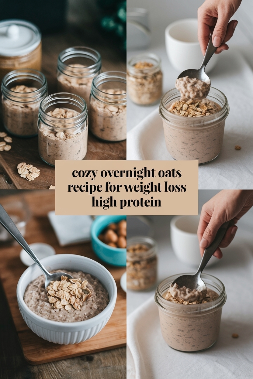 overnight oats recipe for weight loss high protein