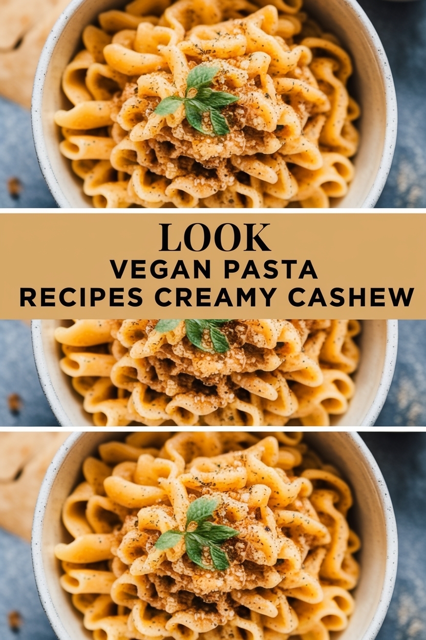 vegan pasta recipes creamy cashew - Extra Photo