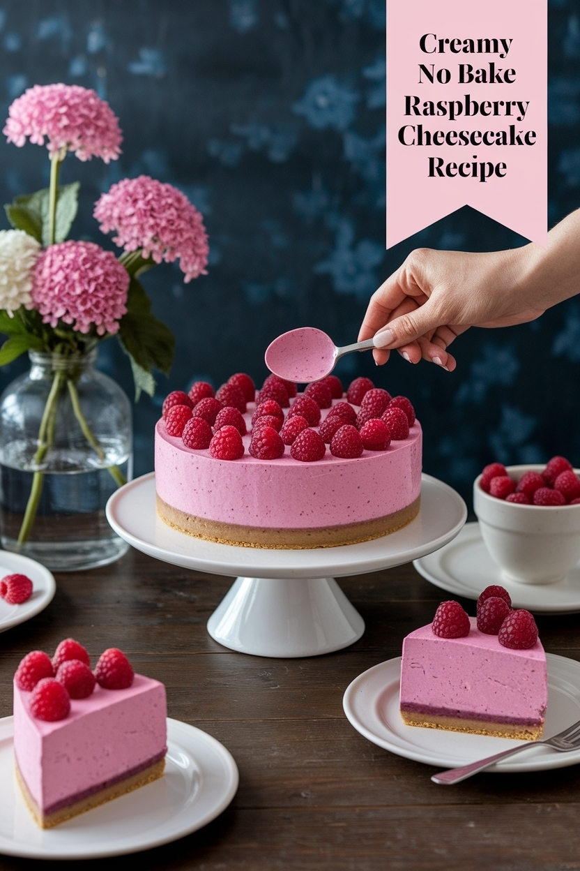 no bake raspberry cheesecake recipe