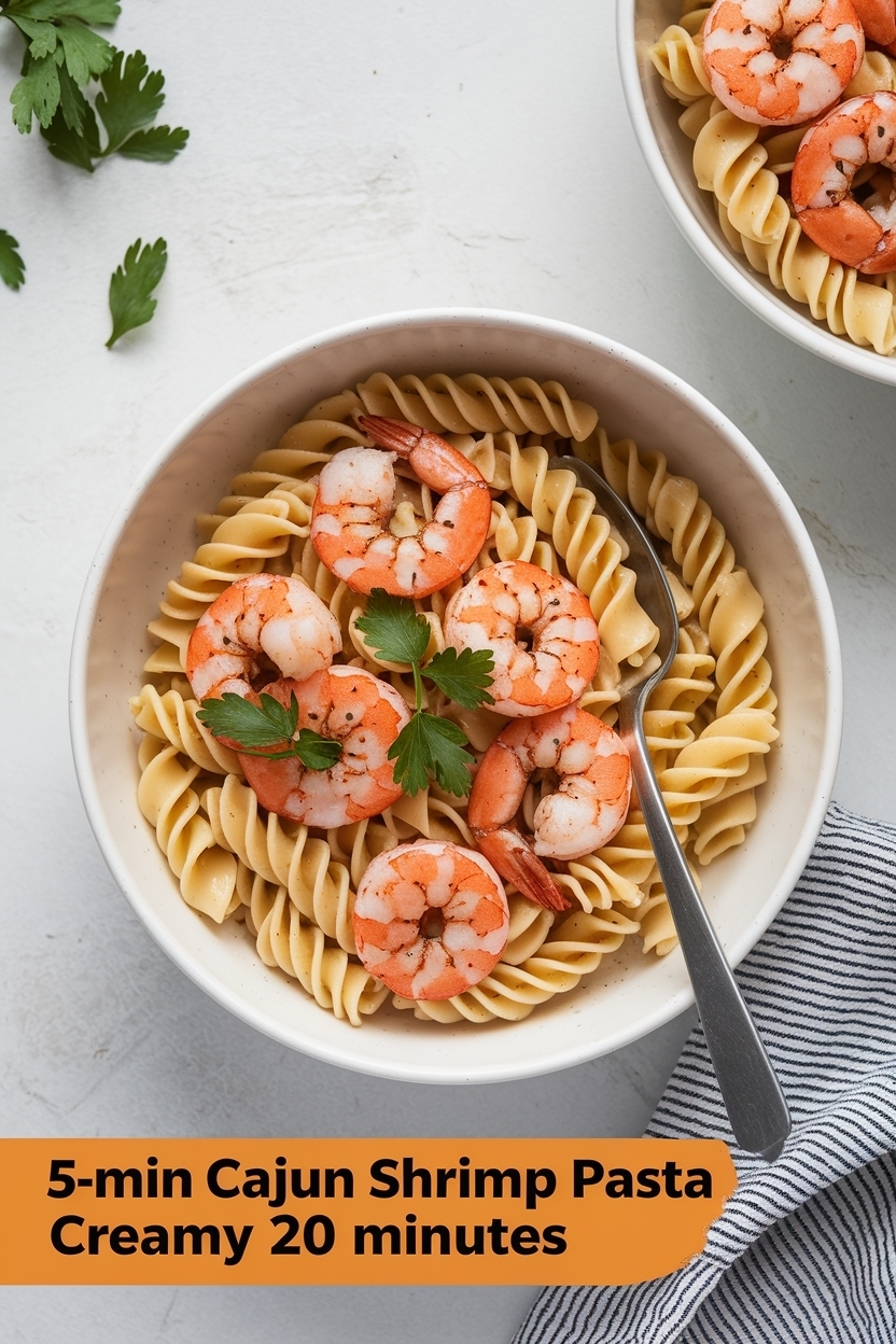 cajun shrimp pasta creamy 20 minutes
