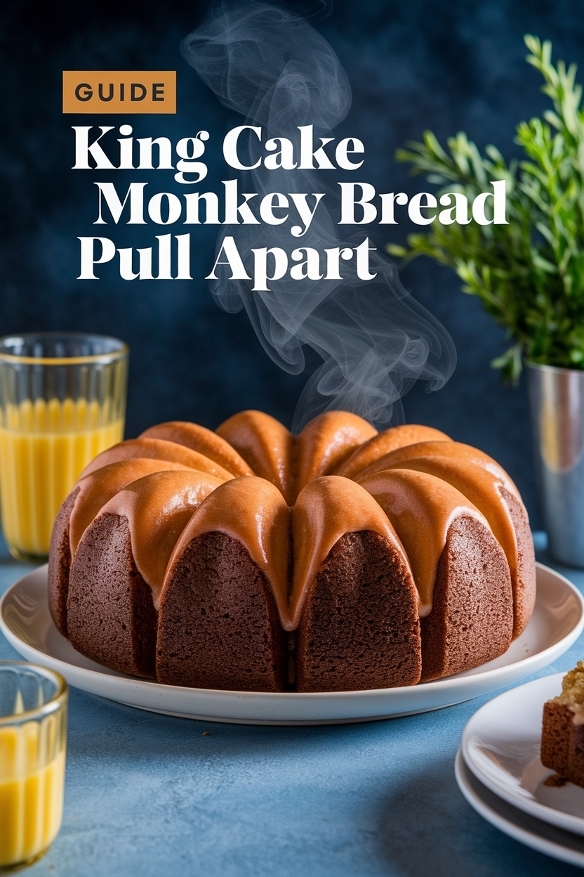 king cake monkey bread pull apart
