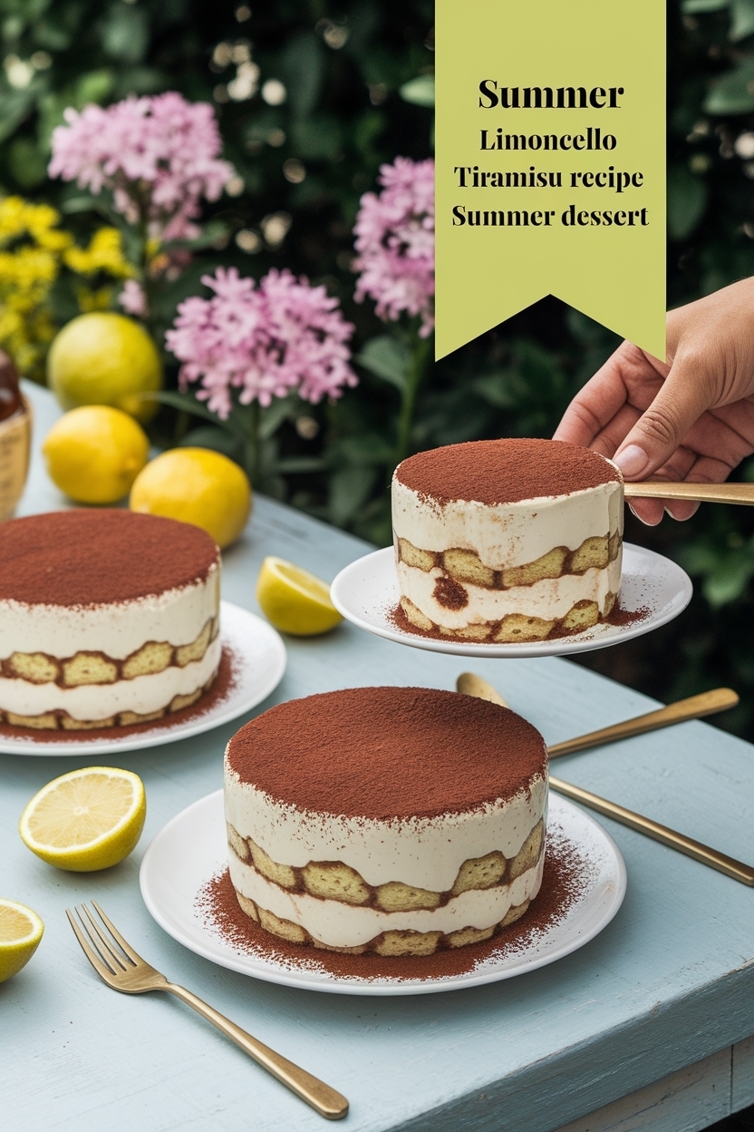limoncello tiramisu recipe summer dessert