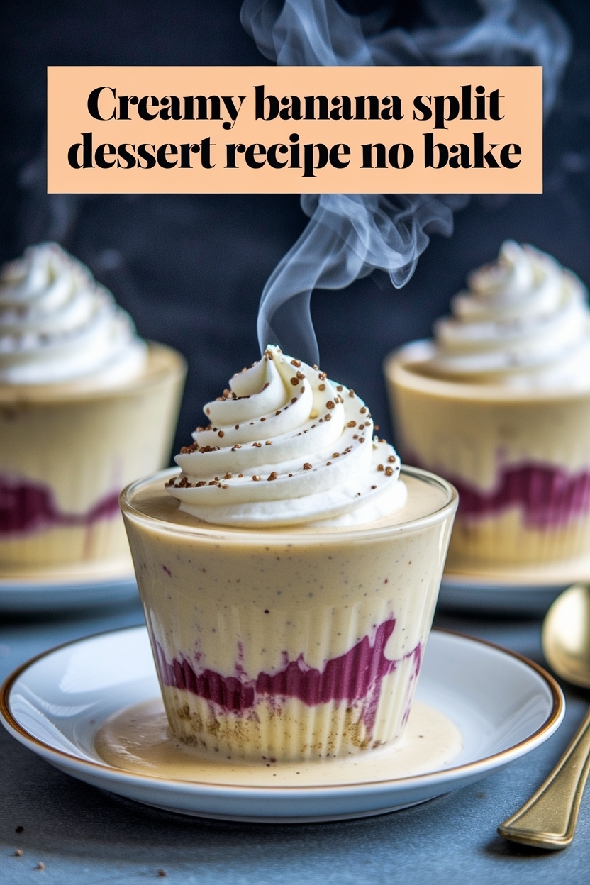 banana split dessert recipe no bake